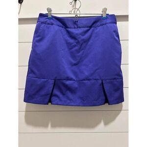 Adidas ClimaCool Womens Purple Golf Skort Size 4 Pleated Athletic Skirt Pocket